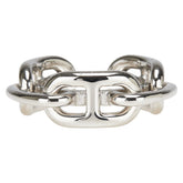 エルメス レガート シェーヌダンクル スカーフリング90 シルバー メタル レディース HERMES 【中古】